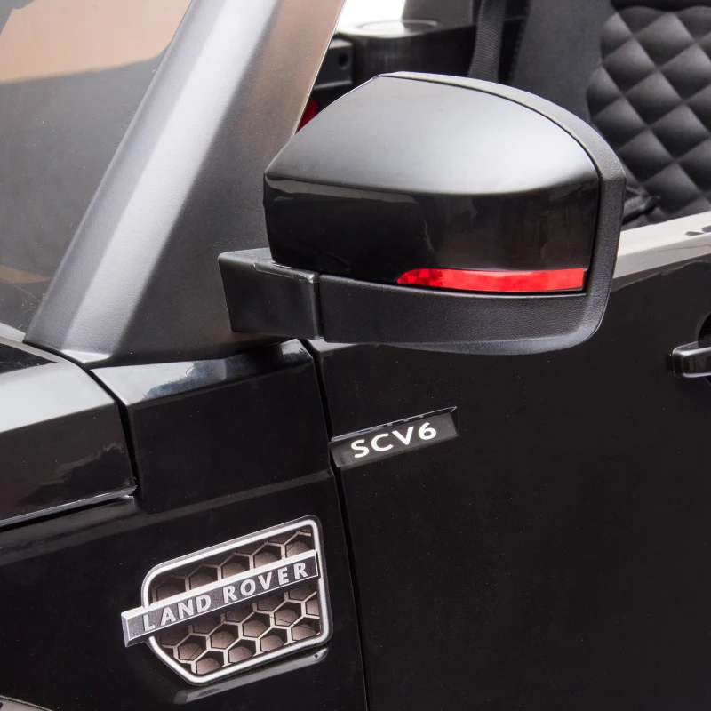 HOMCOM Carro Elétrico para Crianças de 3-6 Anos com Licença de  Land Rover Controle Remoto 102,5x69x55,4 cm Preto