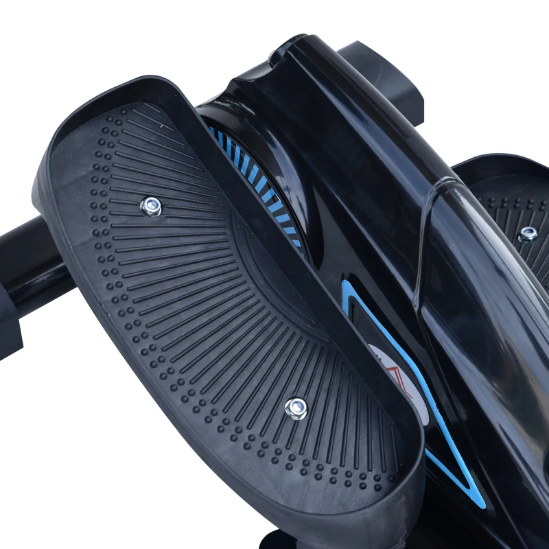 HomCom Bicicleta Elíptica Resistência Ajustável Ecrã LCD com guiador