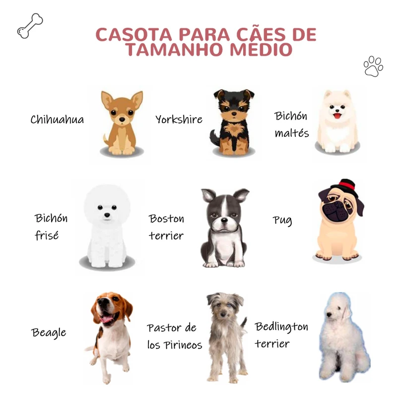 PawHut Casota para Cães com Porta Removível Base Elevada 3 Respiradouros e Janela para Interior e Exterior 72x87x75cm Cinza e Vermelho