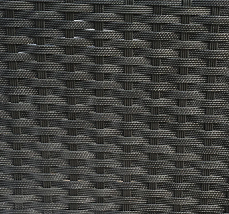 Outsunny Espreguiçadeira de vime preto creme Alumínio 1 espreguiçadeira Jardim + 1 Almofada 195x89x31 cm