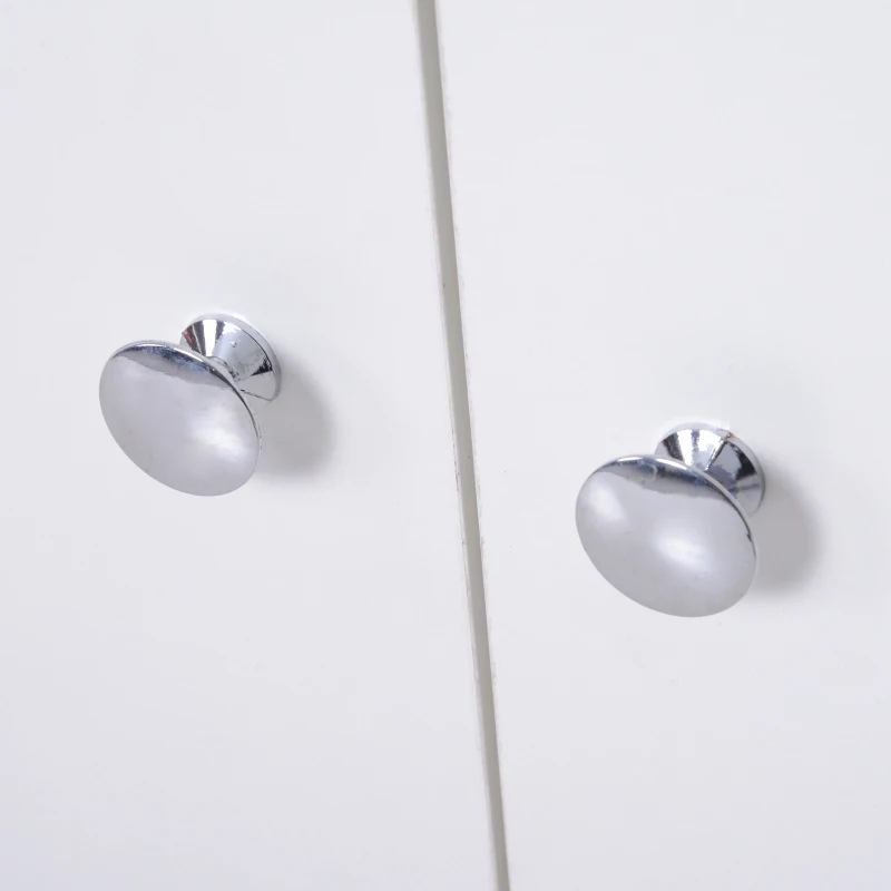 HOMCOM Estantes de Livros Estante de Madeira 5 Prateleiras 2 Portas Biblioteca Organizadora para Casa e Escritório Branco