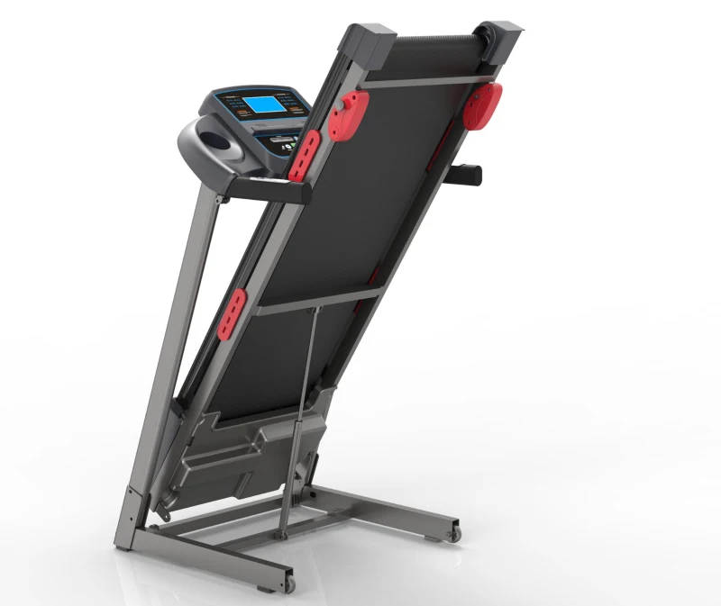 Passadeira Elétrica para Treinar com MP3 - Cor: Cinzento e Preto - Metal, EVA, ABS, PP - 161x70x125,5cm
