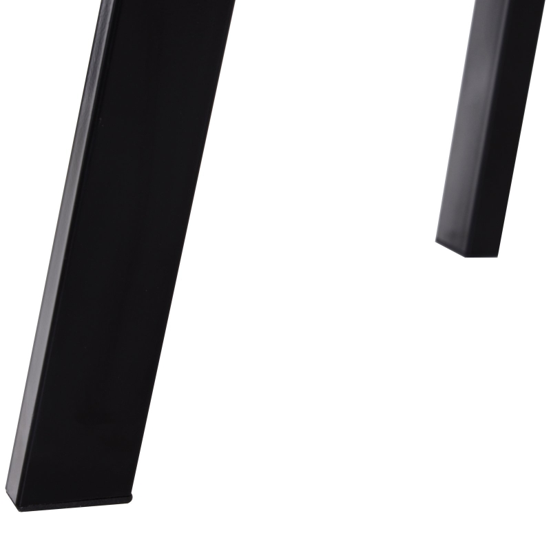 HomCom® Conjunto de Mesa e 2 Tamboretes Móveis para Bar Restaurante Conjunto de 3 peças de madeira e aço ajustável
