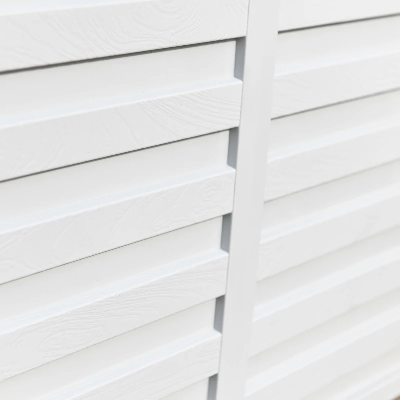 Outsunny Baú para armazenamento ao ar livre 260L com alças e rodas embutidas para jardim 112x49x53,5 cm Cinza Claro e Cinza Escuro