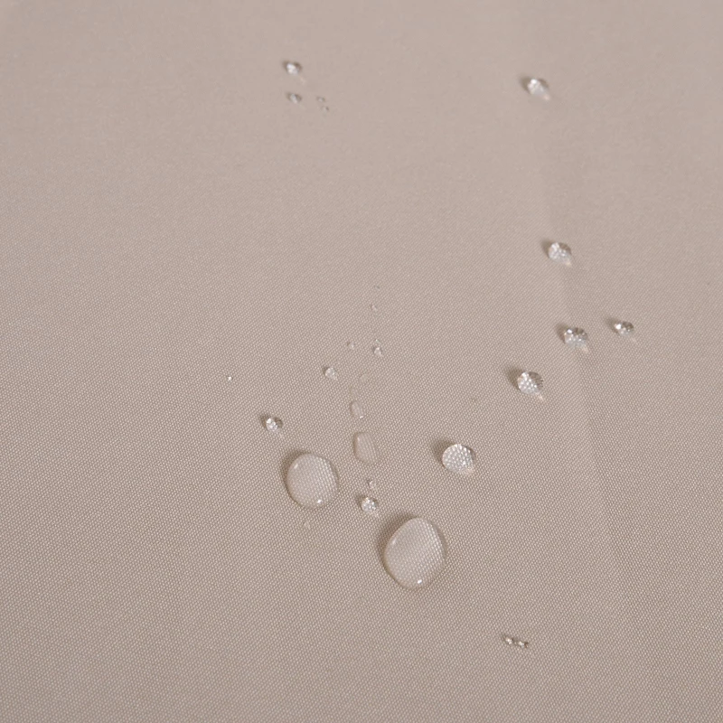 Outsunny Chapéu de Sol de Jardim com Teto Duplo Sistema de Polia Toldo de Poliéster Impermeável 3x3x2,97m Bege