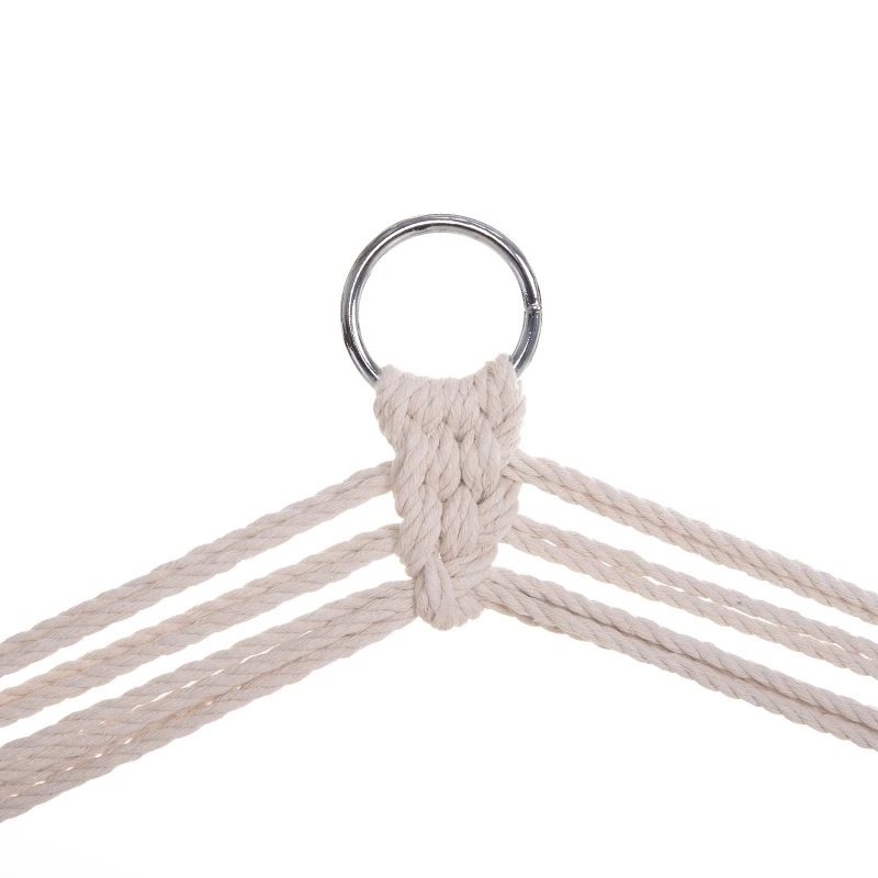 Outsunny Cadeira Rede Suspensa com Estampa Floral Almofada de Apoio para a Cabeça Cadeira Rede Baloiço para Interior e Exterior Carga Máxima 105kg 100x106cm Multicor