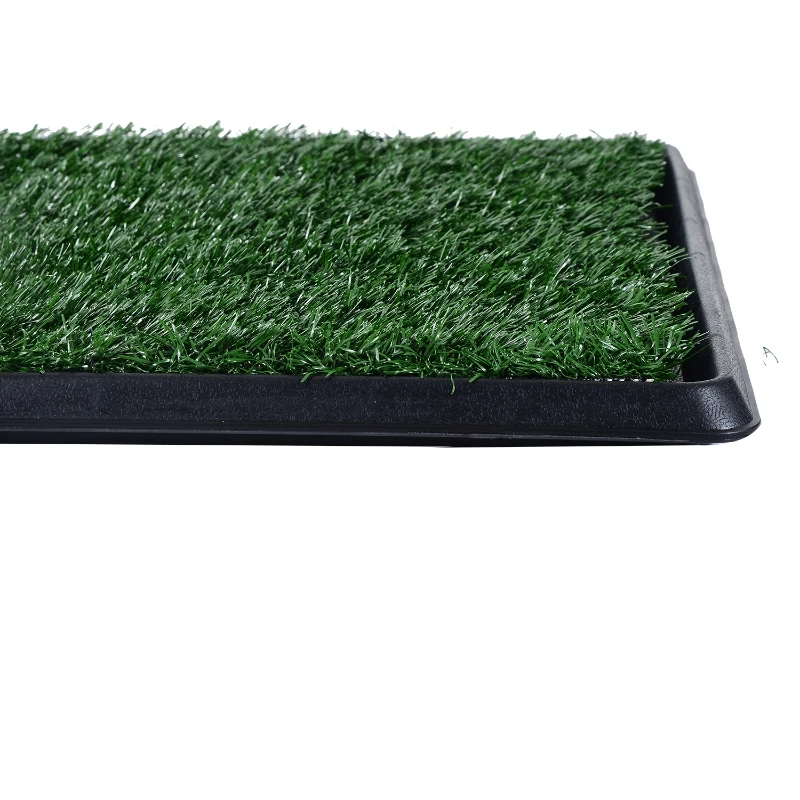 PawHut Tapete para Cães Preto Verde PP PE PS 51 x 76 x 3 cm