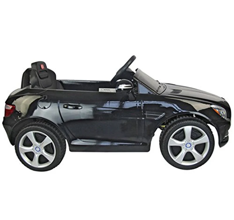 HOMCOM Carro Elétrico Mercedes Infantil Bateria 6 V com Telecomando e MP3- Cor: Preto - 110 x 57.75 x 49.05 cm