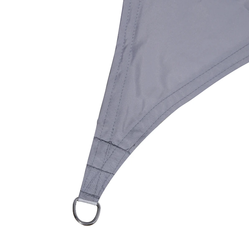 Outsunny Toldo vela 4x4x4 para varanda Jardim Cinza