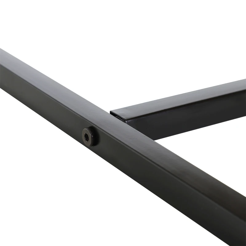 HOMCOM Cómoda com 6 Gavetas Estilo Retrô Móvel Auxiliar de Madeira para Sala de Estar Corredor 120x39,5x71 cm Madeira e Preto
