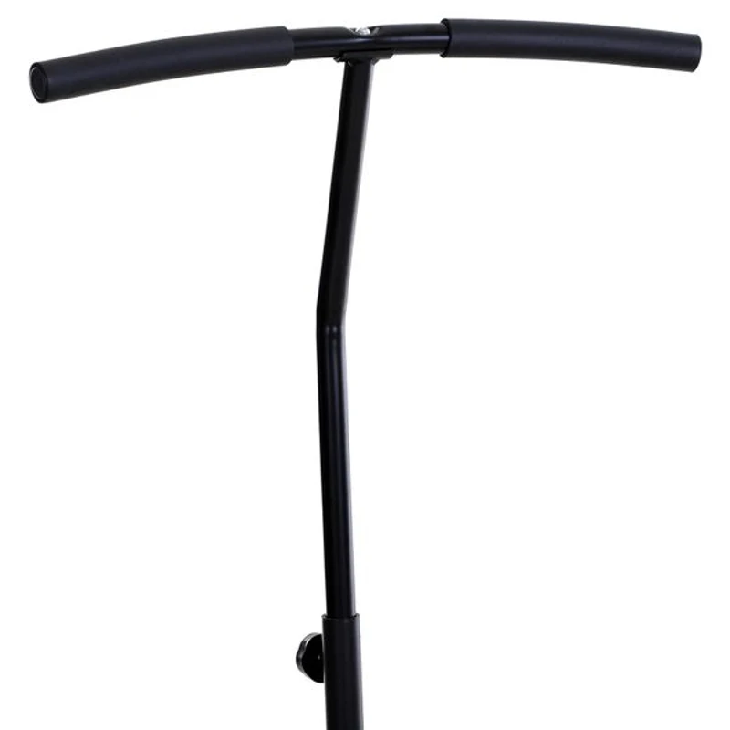 HOMCOM Trampolim Profissional Fitness Hexagonal Power Jump 122-130 -138 cm Guiador ajustável de 3 níveis Vermelho