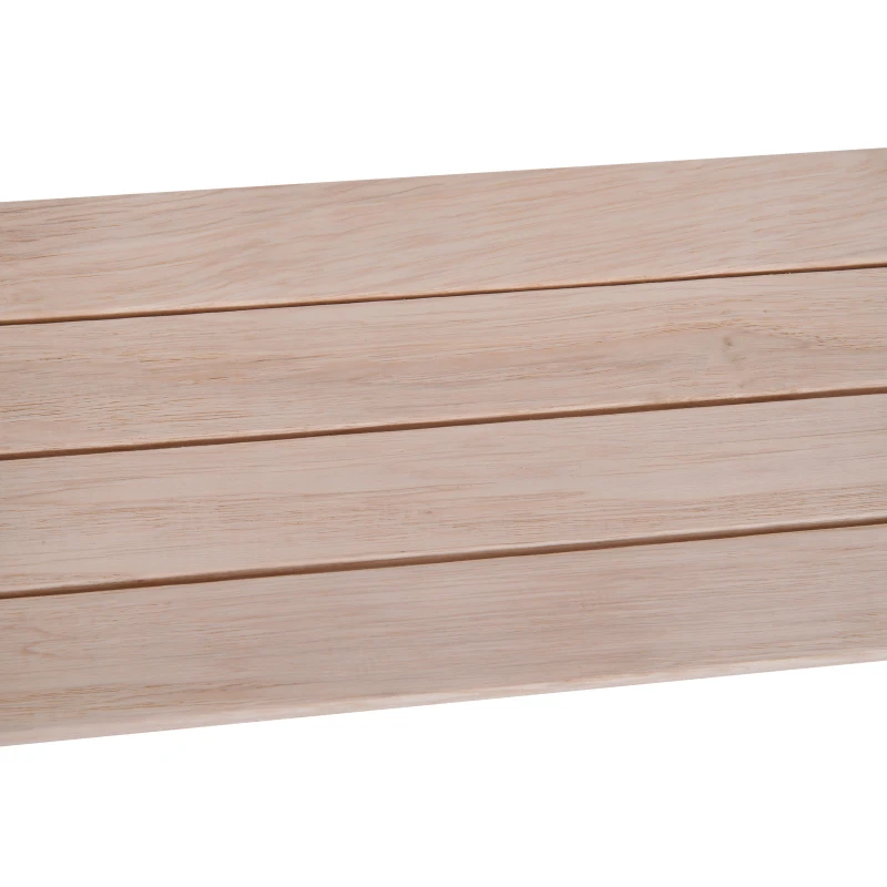 HOMCOM Baloiço infantil de Madeira com assento de corda 40x16cm para adultos e crianças