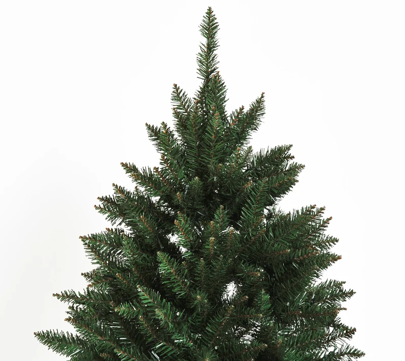 HomCom® Árvore de Natal Grande Artificial Árvore 200 cm + Suporte 1880 Ramas 650 Luzes LED