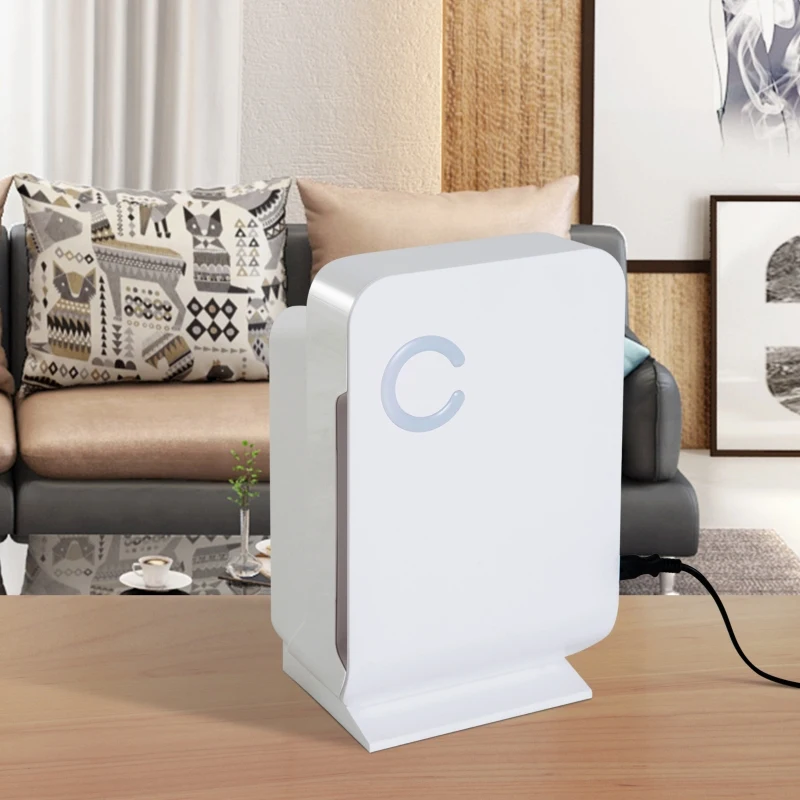 HOMCOM Mini Desumidificador de Ar Elétrico 1300ml Portátil Silencioso Desliga-se Automaticamente 400ml/24h 18.1x12.7x28.8cm