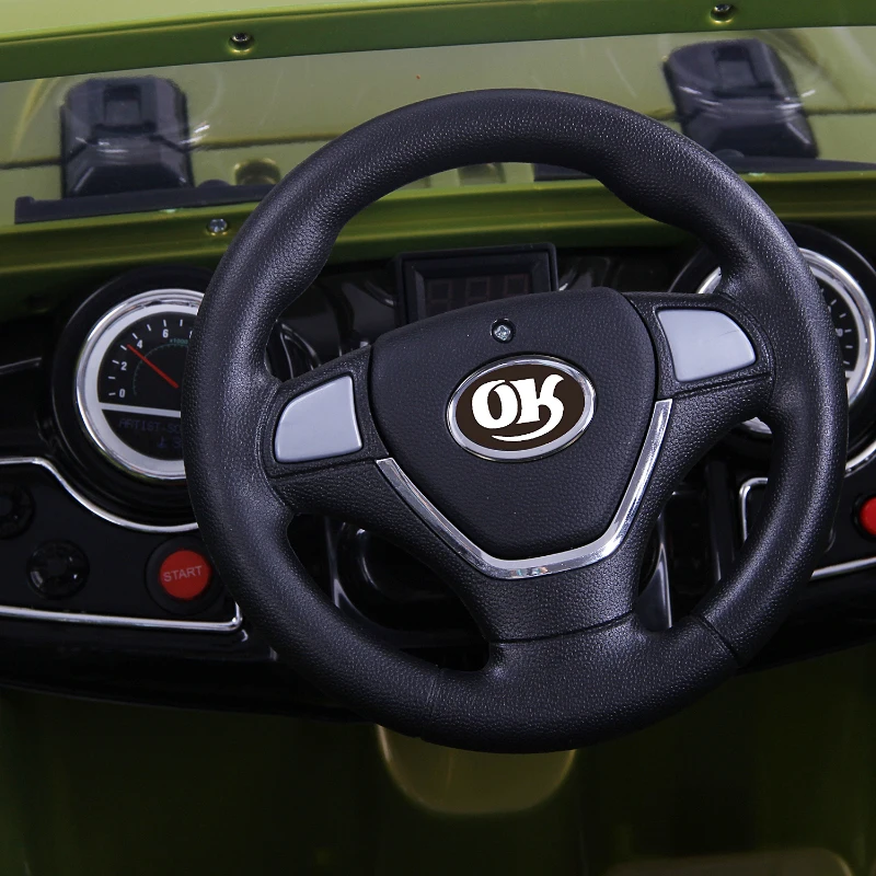 HOMCOM Carro elétrico para crianças acima de 3 anos com luzes e sons carrega 30kg  118x74x75cm