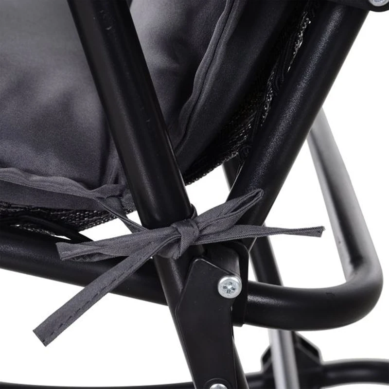 Outsunny Almofada individual para espreguiçadeira ao ar livre Tapete da cadeira de jardim