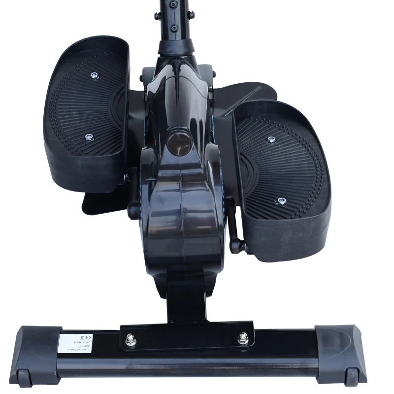 HomCom Bicicleta Elíptica Resistência Ajustável Ecrã LCD com guiador