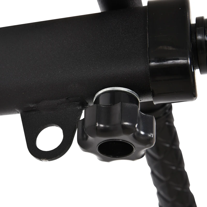 HOMCOM Barra de Elevações para Parede Treinamento Muscular Pull Up para Casa Carga Máxima 150kg 93,5x65x17 cm Preto