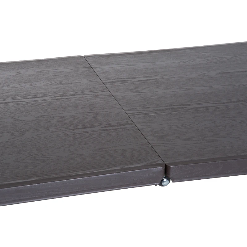 Outsunny Mesa dobrável portátil para camping ou buffet Tipo Mesa Auxiliar Multifunções leve com alça 180x74x71,5cm