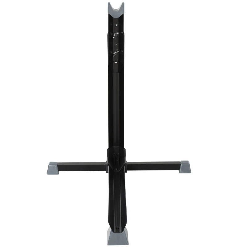 HOMCOM Suporte de bicicleta vertical para 1 bicicleta Altura ajustável 66x56x63-73,5 Preto