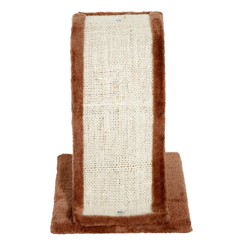 PawHut Árvore Arranhador para Gatos  Cor Castanho Claro e Creme – 35x 30x 39cm