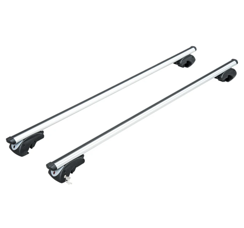 HomCom® Barras de tejadilho para automóvel com medida anti-roubo com comprimento até 120 cm