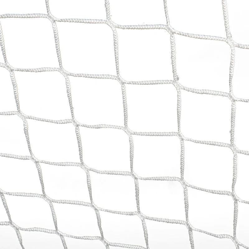 HOMCOM Conjunto de 2 balizas de futebol com rede e bola para crianças e adultos 78x46x 56cm Branco