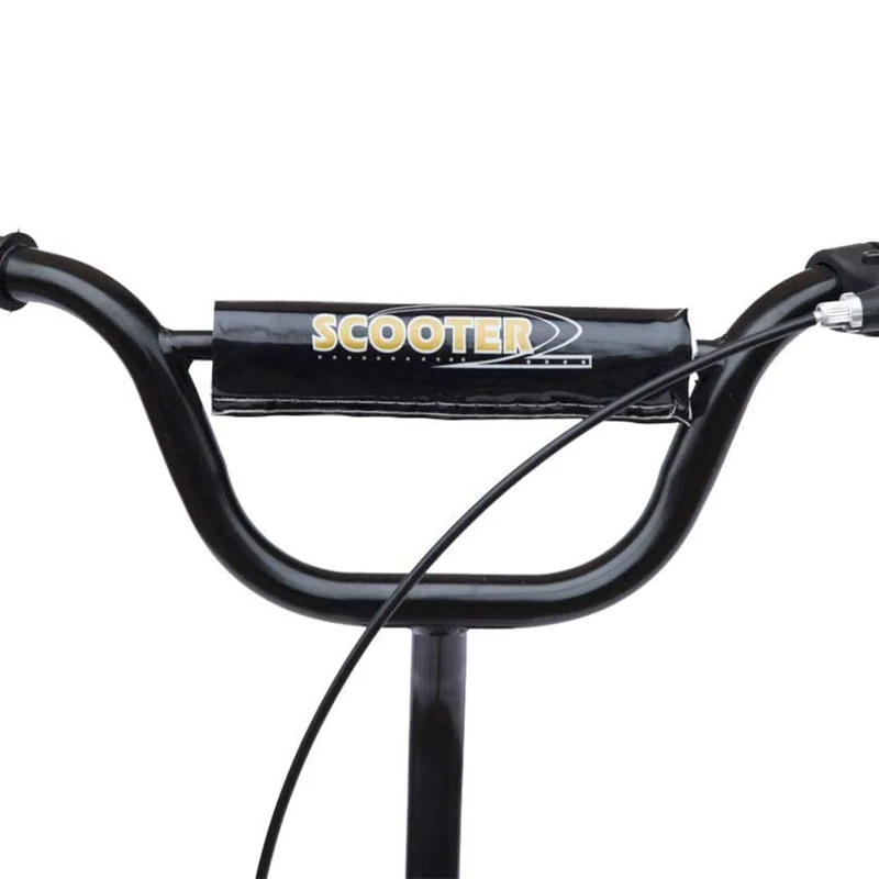 HOMCOM Trotinete com 2 Rodas de 12 Polegadas Trotinete para Crianças com Guiador Ajustável Freio e Cavalete Carga Máxima 100kg 120x52x80-88cm Preto