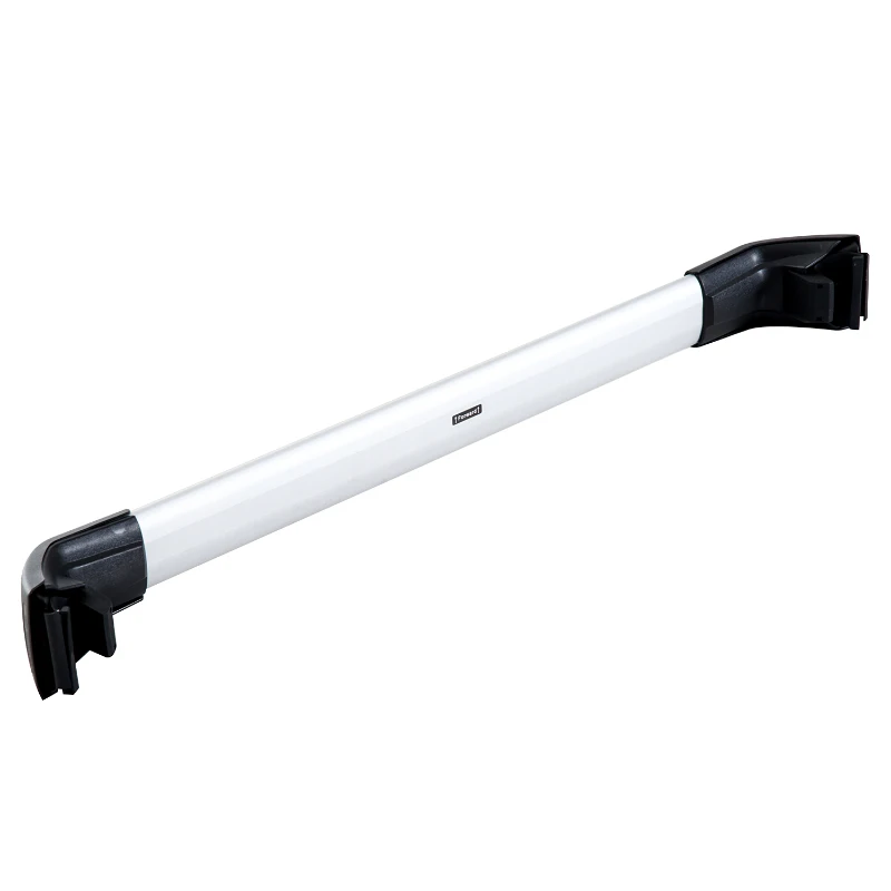 HomCom Conjunto de Barras de Tejadilho para Carro tipo Porta-Bagagens de Tejadilho de Alumínio com Fecho Adequado para 107,5-117cm