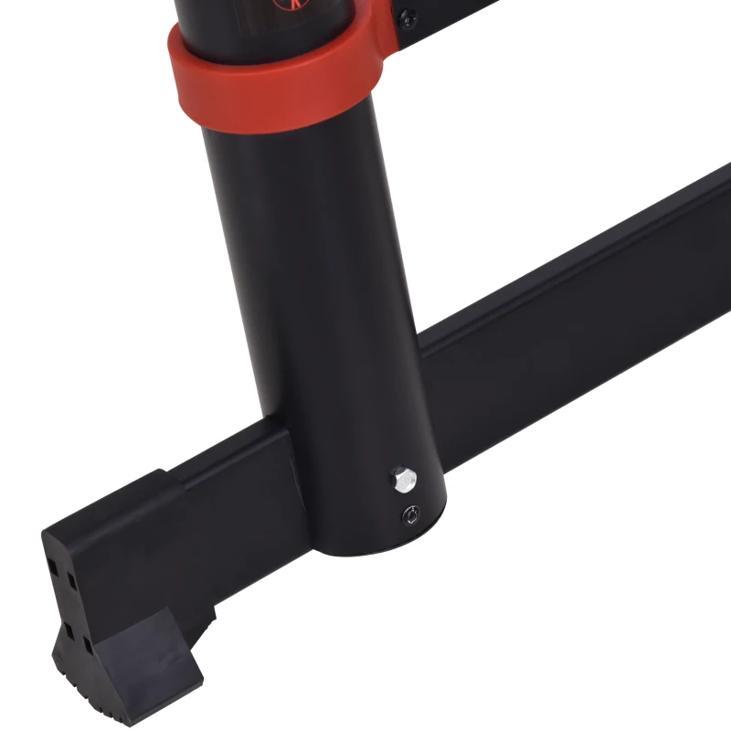 HOMCOM Escalera de Aluminio Plegable 2 Formas de Uso Retráctil Portátil Escalera Telescópica 12 Escalones Antideslizantes Carga 150 kg 379x67,5x11 cm Negro