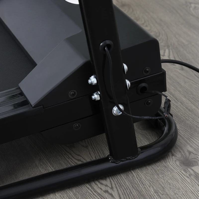 HOMCOM Tapis de course électrique pliable programmable 123 x 62 x 117 cm noir