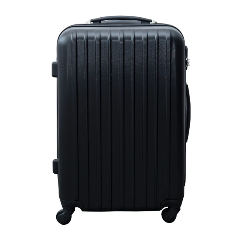 Lot de 3 valises rigide de voyage trolley bagage à roulettes 360°35 /55/75 litres abs noir neuf 15
