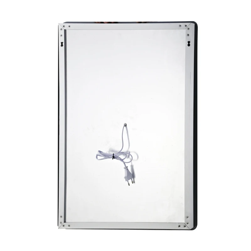 HOMCOM Miroir Lumineux LED Salle de Bain 38 W Interrupteur Tactile 50L x 4l x 70H cm
