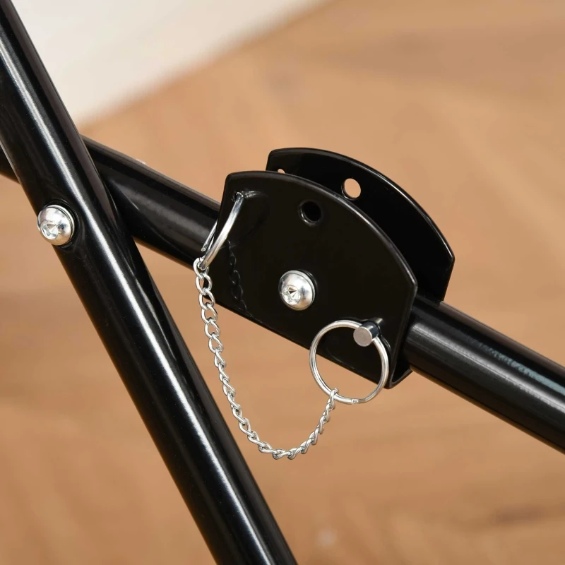 HOMCOM Jeux de basketball machine de tir électronique double support de basket-ball d'entraînement à domicile avec tableau de bord électronique et 2 balles Incluses