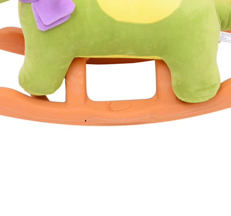 Jouet à bascule cheval à bascule modèle dinosaure vert