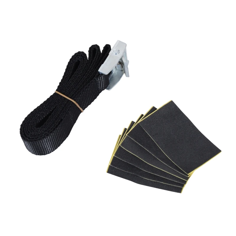 HOMCOM Porte-vélo pour 3 vélos - installation sur hayon - 6 sangles de sécurité - pliable - métal époxy noir