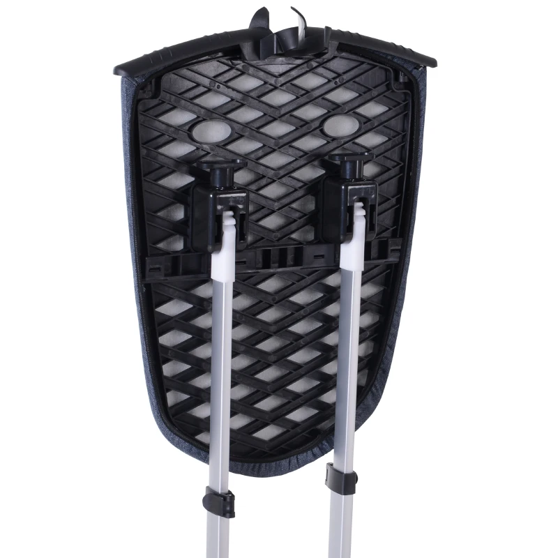 HOMCOM Défroisseur à vêtements 1800 W planche à repasser intégrée réservoir d'eau 2,8 L tige telescopique gant + cintre fournis violet