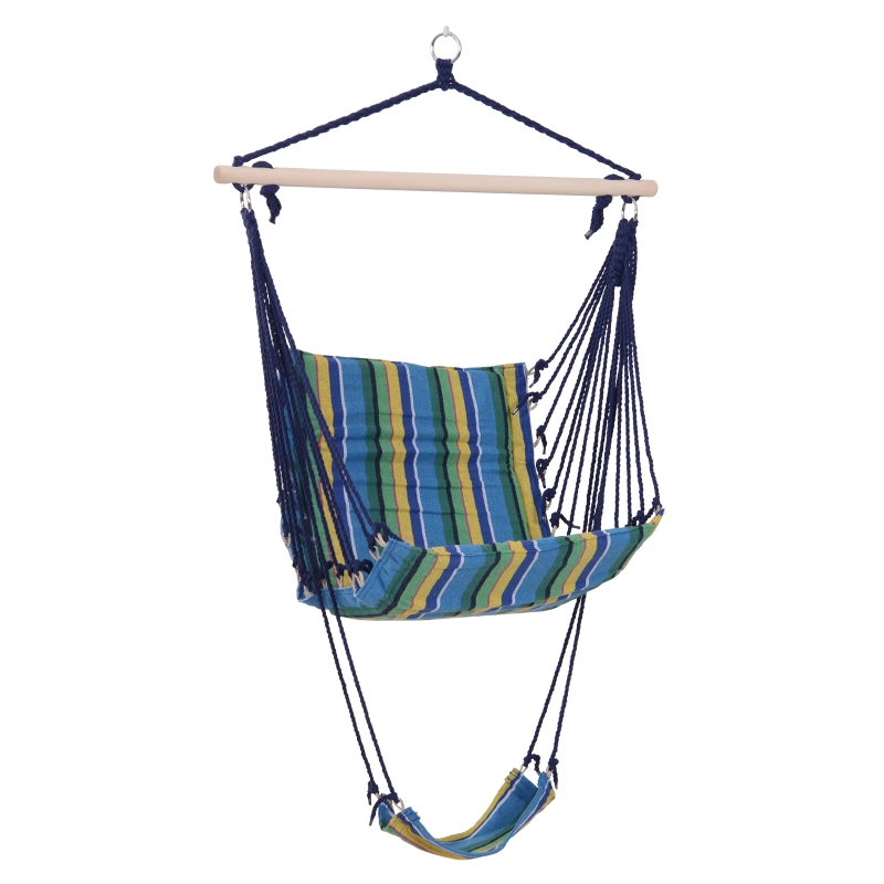Chaise suspendue hamac de voyage multicolore