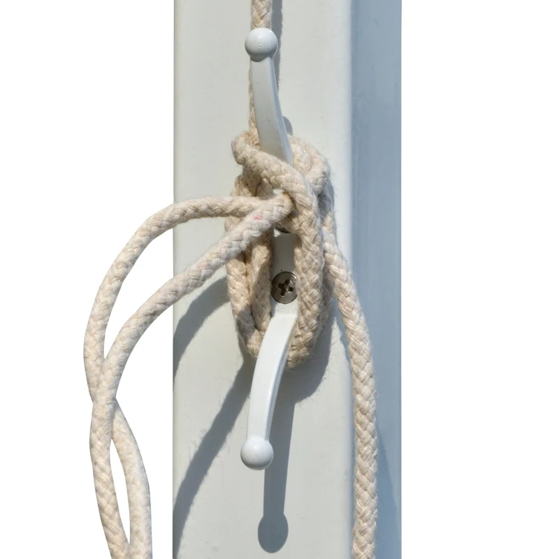 Outsunny Store banne Manuel Inclinaison réglable Aluminium Polyester imperméabilisé 70L x 120l cm Vert