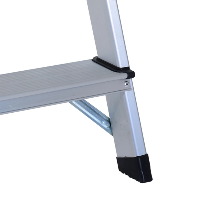 HOMCOM Marchepied escabeau double pliant antidérapant hauteur max. 59 cm charge max. 150 Kg aluminium