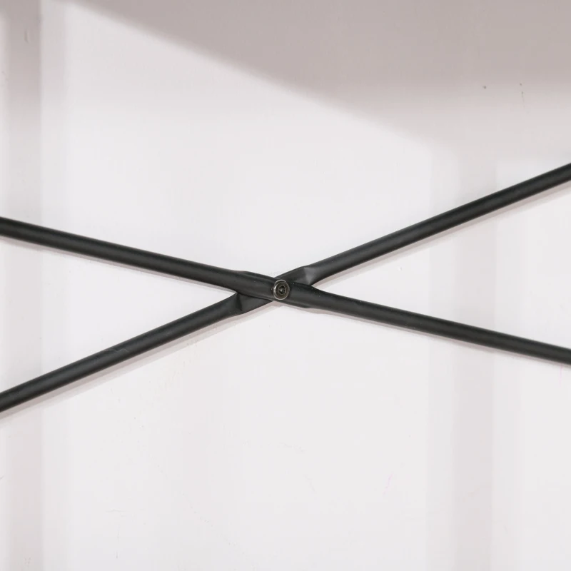 HOMCOM Bureau Design Industriel Rangement intégré châssis métal Noir Grand Plateau MDF Bicolore Noir et boisé