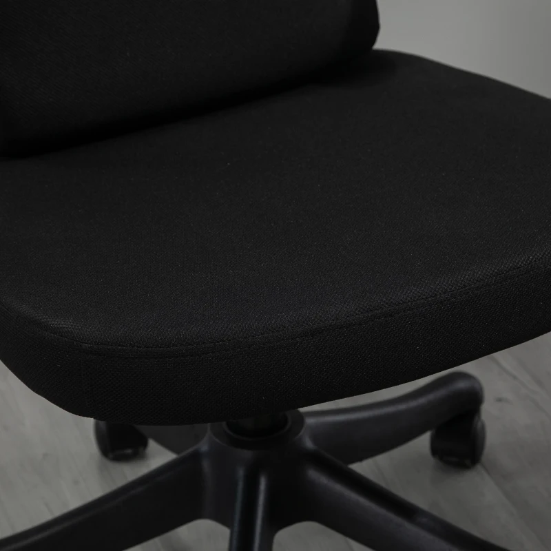 Vinsetto Fauteuil de bureau manager massant - assise dossier ergonomique, accoudoirs relevables - coussin lombaires - maille polyester noir