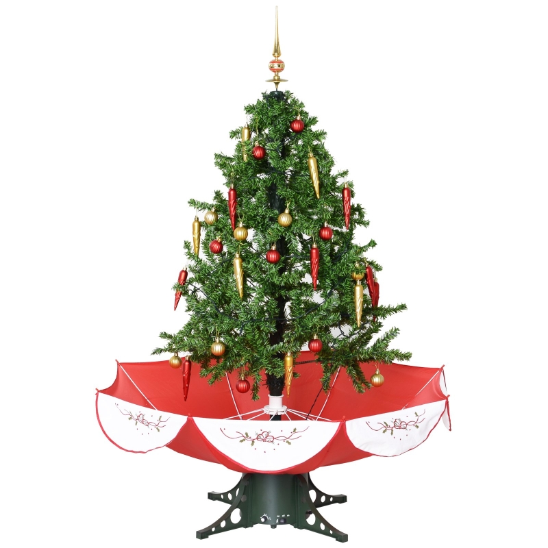 Sapin De Noël Artificiel 180 Cm – SINCHEREU – Avec Décorations Et LED – Vert
