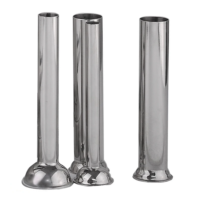 Machine à saucisse poussoir à viande pro restaurant famille diy manuel inox 3 litres 4 tubes de remplissage (16mm,22mm,32mm,38mm) 03