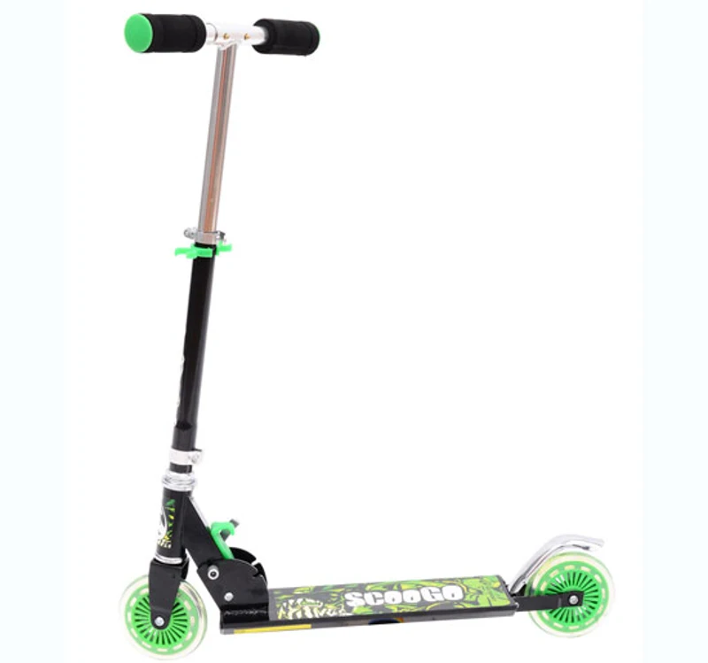 TRAINEAU LUGE TROTTINETTE PATINETTE DE NEIGE PLIABLE ALUMINIUM POUR ENFANTS 3-10 ANS NEUF 06