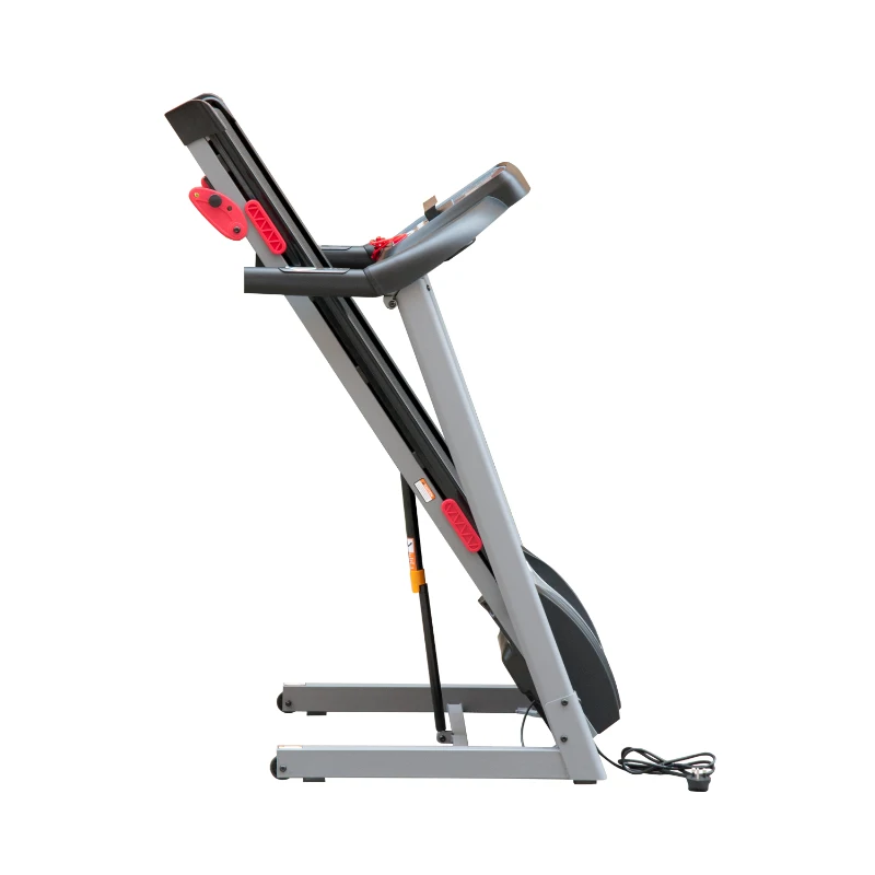 HOMCOM Tapis de course marche tapis roulant électrique pliable inclinable écran LCD avec MP3 1.75 chevaux gris noir