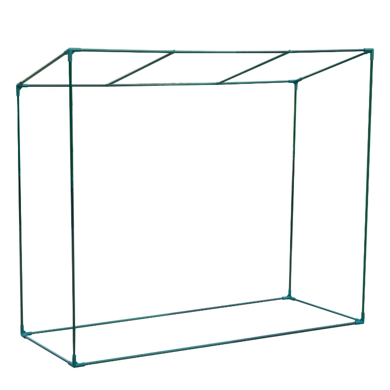 Outsunny Serre de Jardin en Métal Vert 198 x 77 x 168 cm