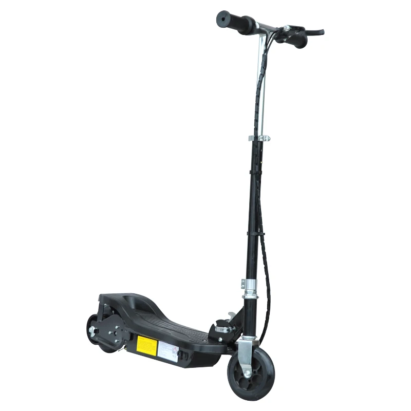 HOMCOM Trottinette électrique 120 W pliable pour enfants à partir de 7 ans 12 Km/h max. coloris noir