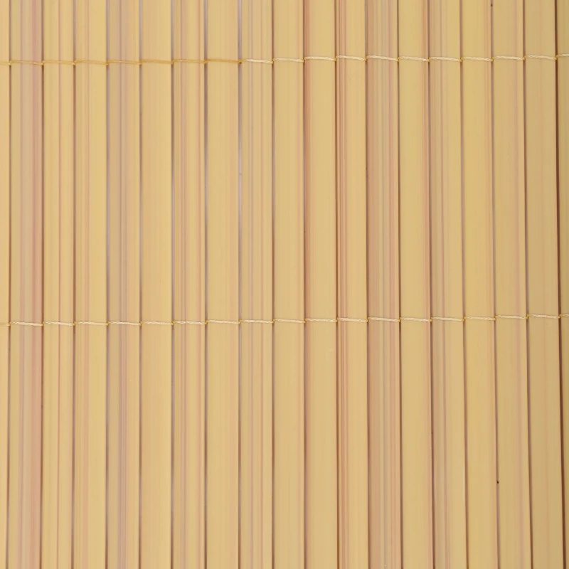 CANISSE PVC IMITATION BAMBOU HAIE ARTIFICIELLE CLOTURE BRISE VUE DOUBLE FACE 1X5M NEUF 16