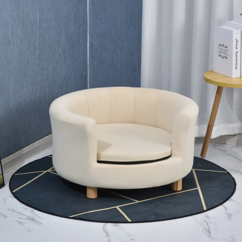 Lit canapé chien chat + coussin fourni velours